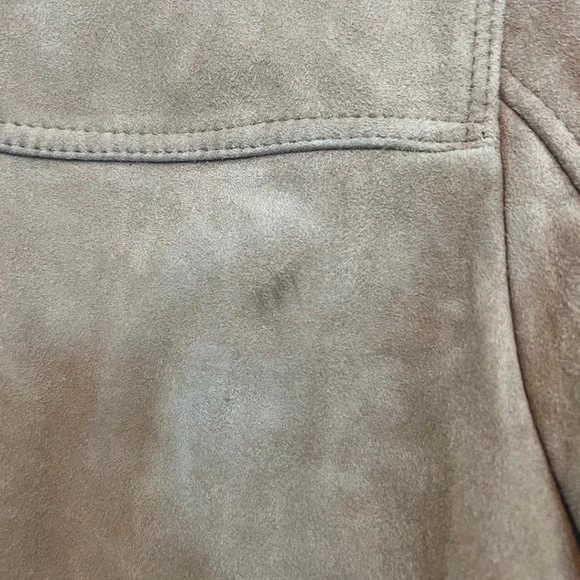 All Saints Light Brown Suede Jacket - Picture 7 of 7